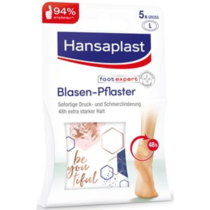 Hansaplast SOS Blasen-Pflaster, Groß (1 x 5 Stück)