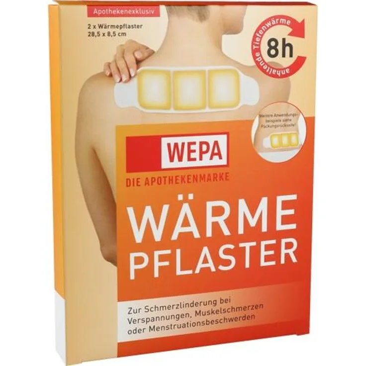 WEPA Wärmepflaster Nacken/Rücken 8,5x28,5 cm Wepa 2 St.