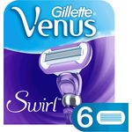 Gillette Venus Extra Smooth Swirl Ersatzklingen 6 Stück