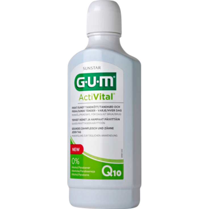 Gum ActiVital Mundspülung 500 ml, ermöglicht eine optimale tägliche Mundhygiene