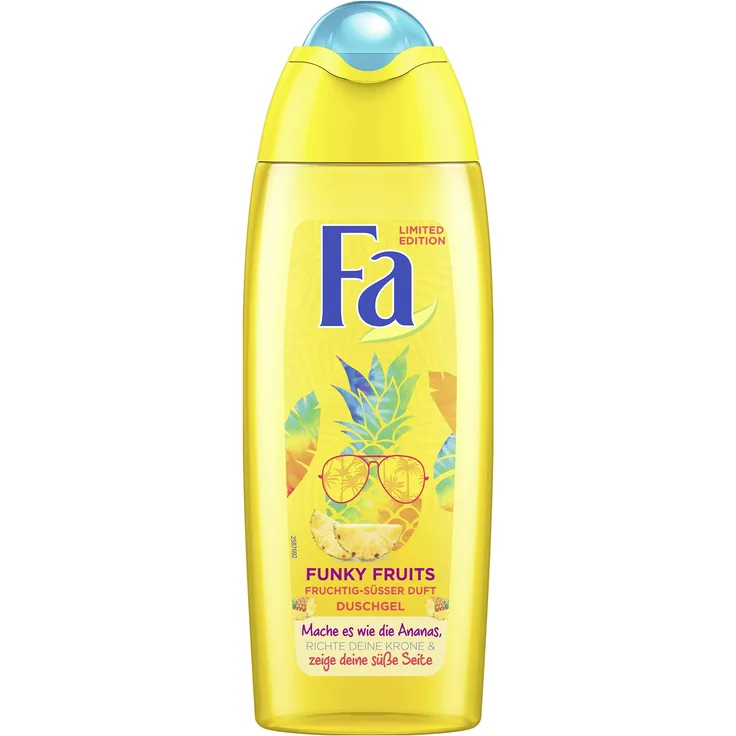 FA Duschgel Funky Fruits mit fruchtig-süßem Duft 6 x 250 ml