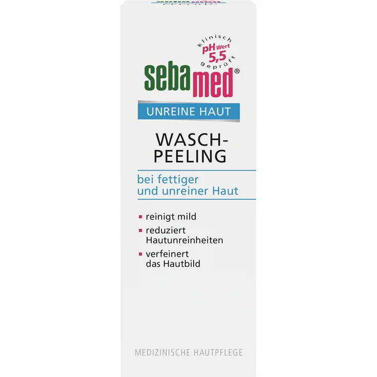 Sebamed Unreine Haut Wasch-Peeling 100 ml, für Damen und Herren  – Bild 1