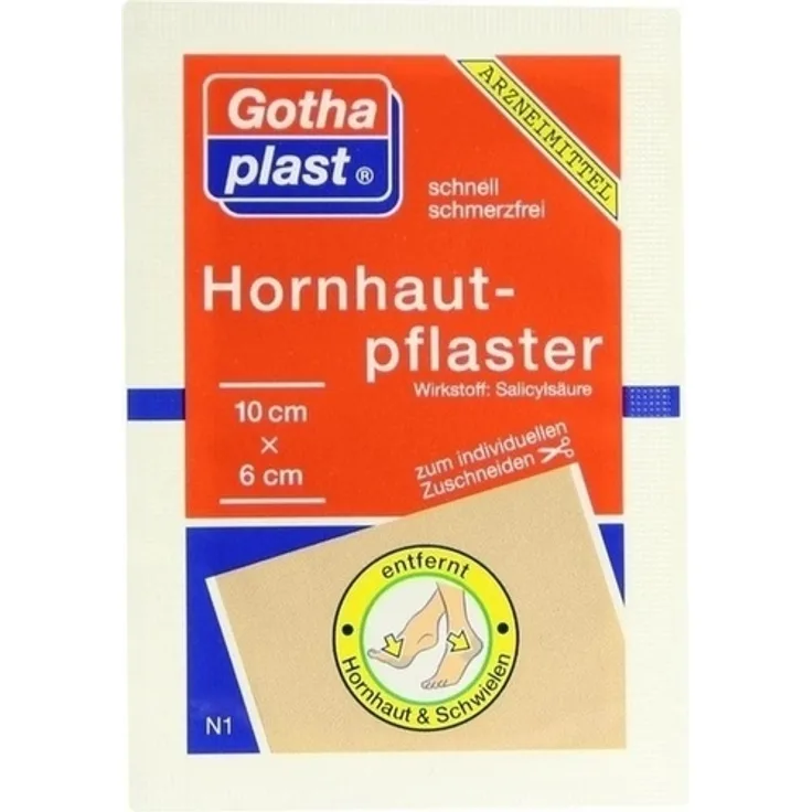 Gothaplast Gothaplast Hornhautpflaster 6x10 cm 1 St.