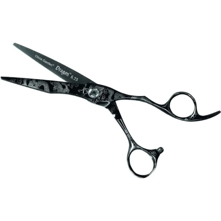 Olivia Garden Dragon Haarschneideschere 6,25 Zoll, Gesamtlänge 15,875 cm