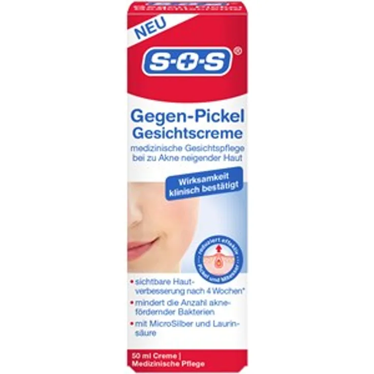 Sos gesundheit Gesichtspflege Pickel gesichtscreme 503 ml Tagespflege Inhalt: 503 ml, für Damen und Herren