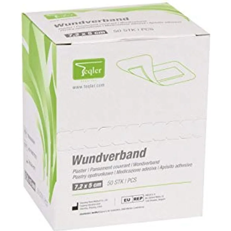 Teqler Wundverband, steril 7,2 x 5 cm