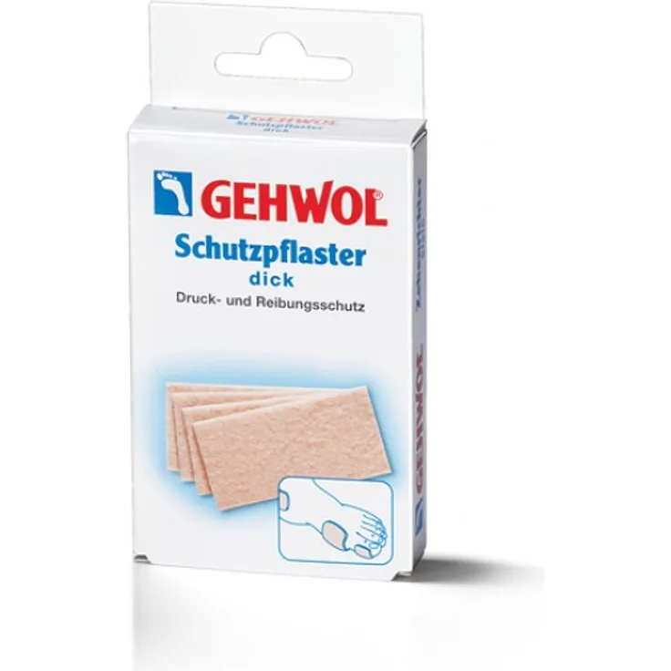 Gehwol Schutzpflaster dick 4 Stk, zur Drucklinderung