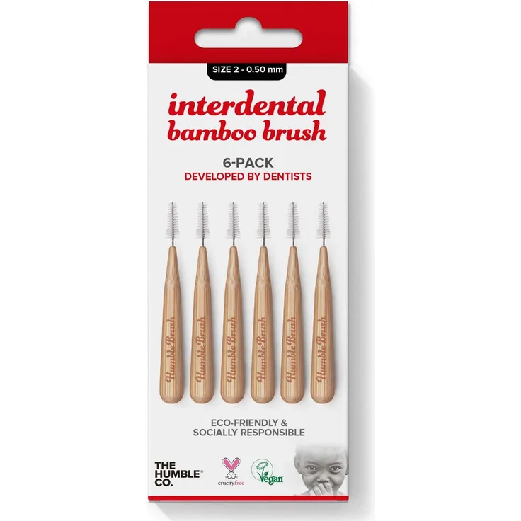 The Humble Co Interdentalbürste Bambus Größe 2 Rojothe Humbl 1er Pack 1 x 300 g Interdentalbürsten