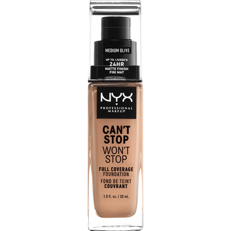 NYX Professional Make-up Can't Stop Won't Stop Medium Olive 30 ml – Bild 1