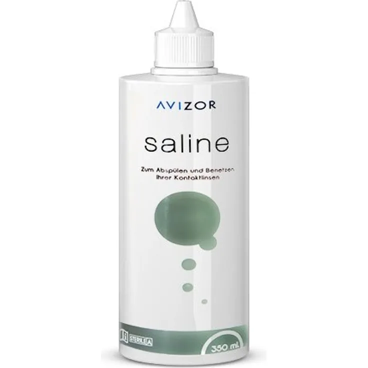 Avizor Saline 350ml All-in-One-Lösung zur Reinigung, Desinfektion & Aufbewahrung