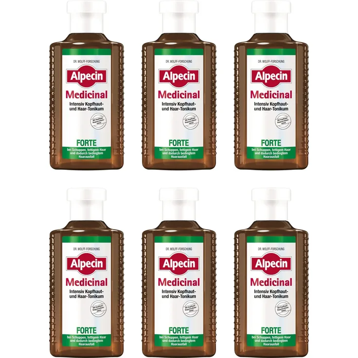 Alpecin Medicinal Forte Kopfhaut- und Haartonikum 6 x 200 ml