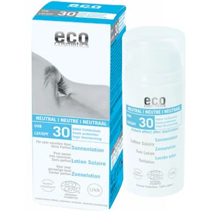 Eco Cosmetics Sonnenlotion Neutral LSF30 100 ml – Bild 1