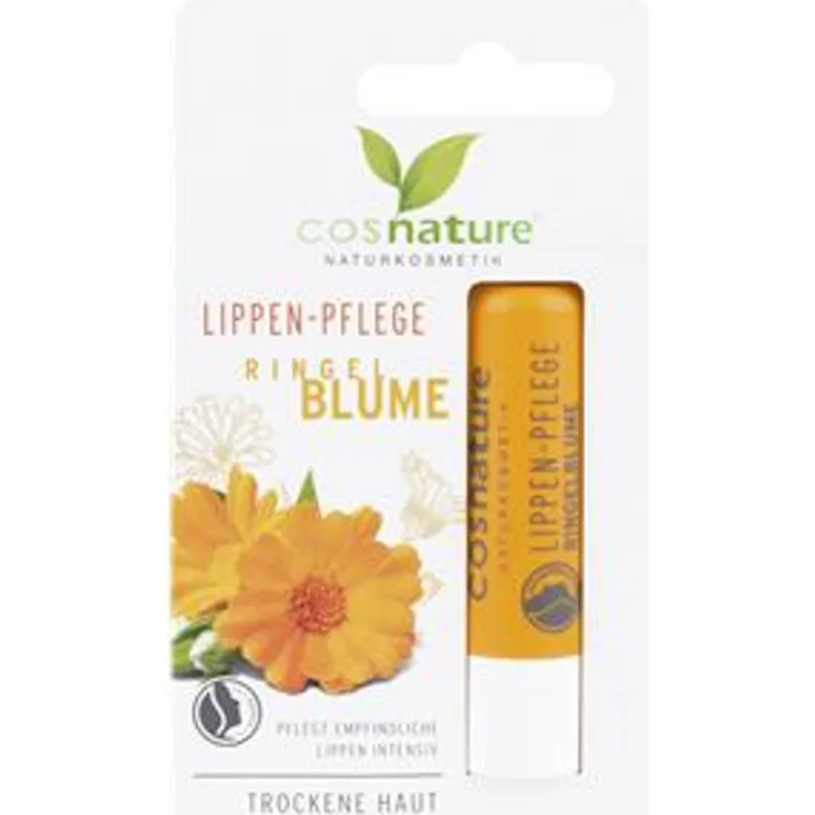 Cosnature Pflege Gesichtspflege Lippenpflege Ringelblume 4,80 g, für Damen und Herren, für gepflegte Lippen