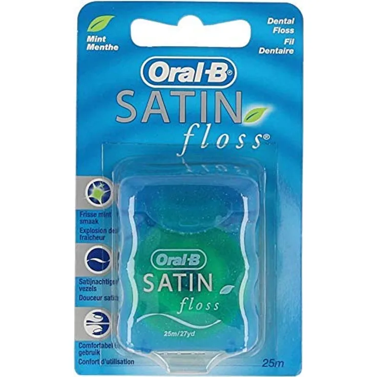 Oral B Mint Satin Floss 25 m Zahnseide/Flosser