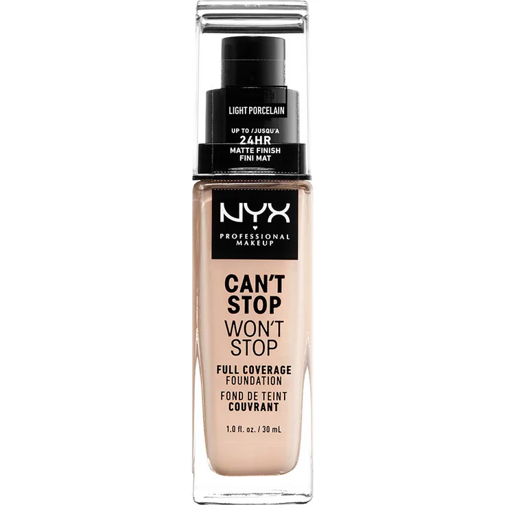 NYX Professional Make-up Can't Stop Won't Stop Light Porcelain 30 ml – Bild 1