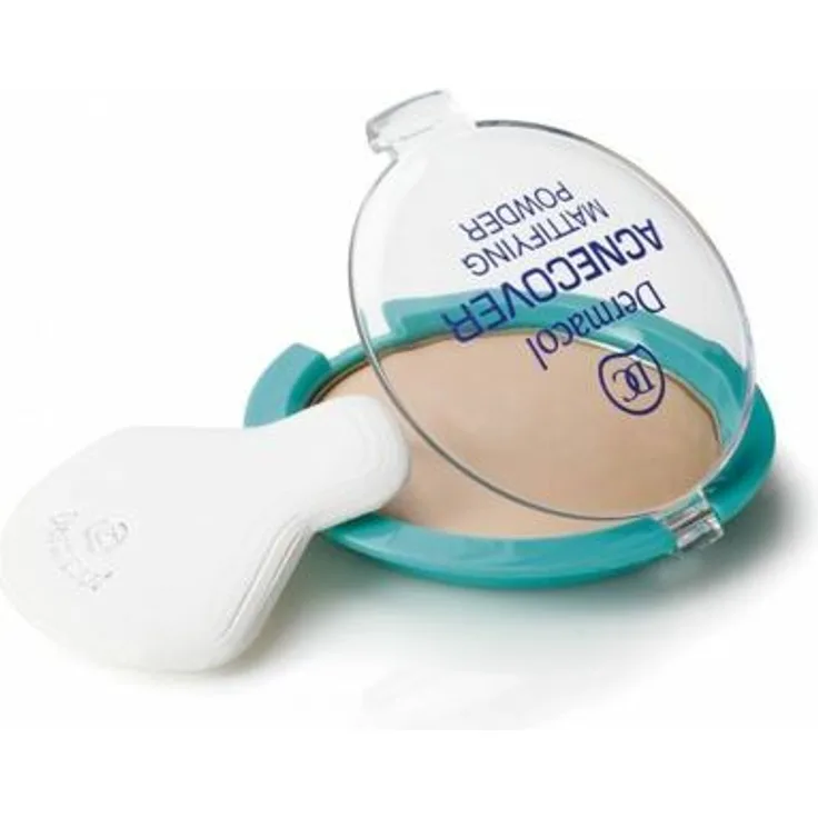 Dermacol Acnecover Mattierender Puder gegen Hautunvollkommenheiten 11 g Farbton Honey