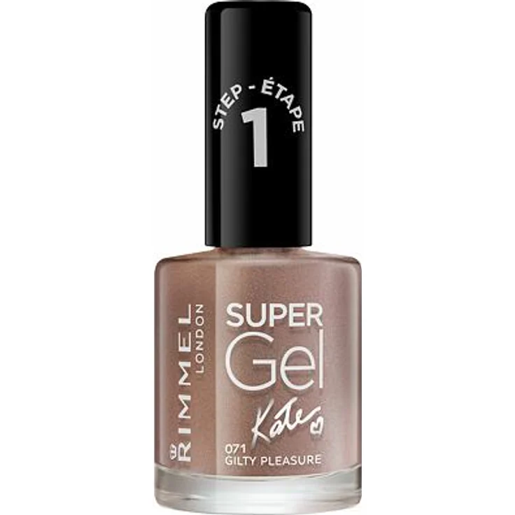 Rimmel London Super Gel By Kate STEP1 Nagellack 12 ml Farbton 071 Guilty Pleasure – Bild 1