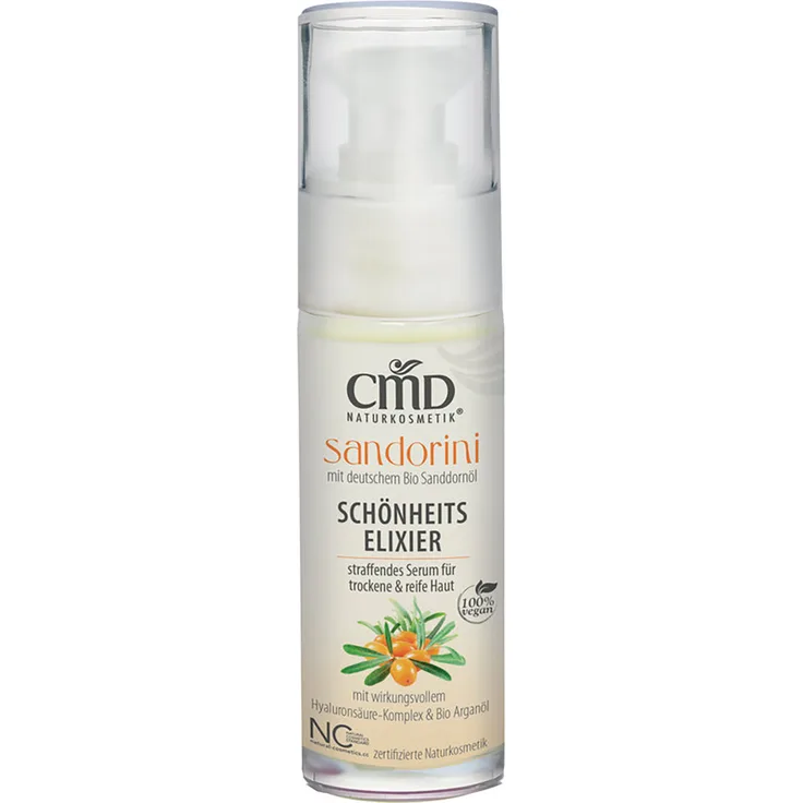 CMD Naturkosmetik Sandorini - Schönheits-Elixier 30ml Feuchtigkeitsserum 30 ml mit feuchtigkeitsspendender Wirkung