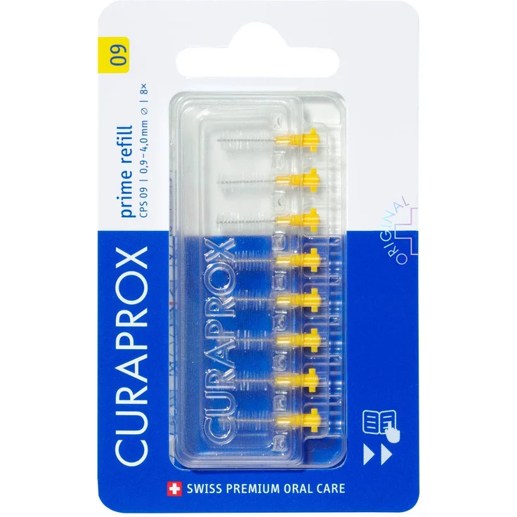 Curaprox Curaprox Cps 09 Prime Refill Interdentalbürsten, gelb, für saubere & gesunde Zähne