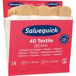 Salvequick Pflasterstrips 40er-Pack, textilgewebe, für Schnitt- und Schürfwunden