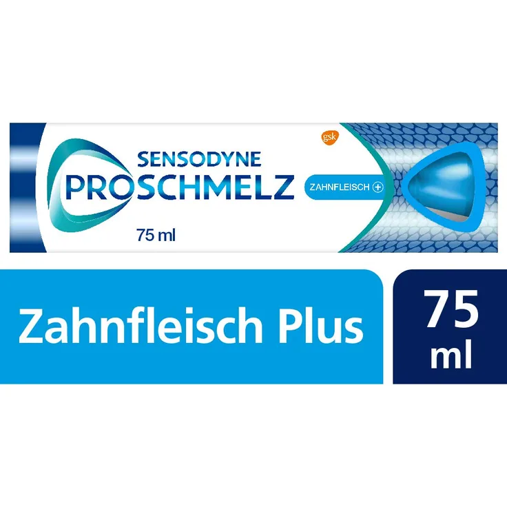 Sensodyne Zahnfleisch Plus, Fortschrittlicher Zahnschmelzschutz & Zahnfleischpflege - Stärkt, schützt, schmeckt, 1 Stk.