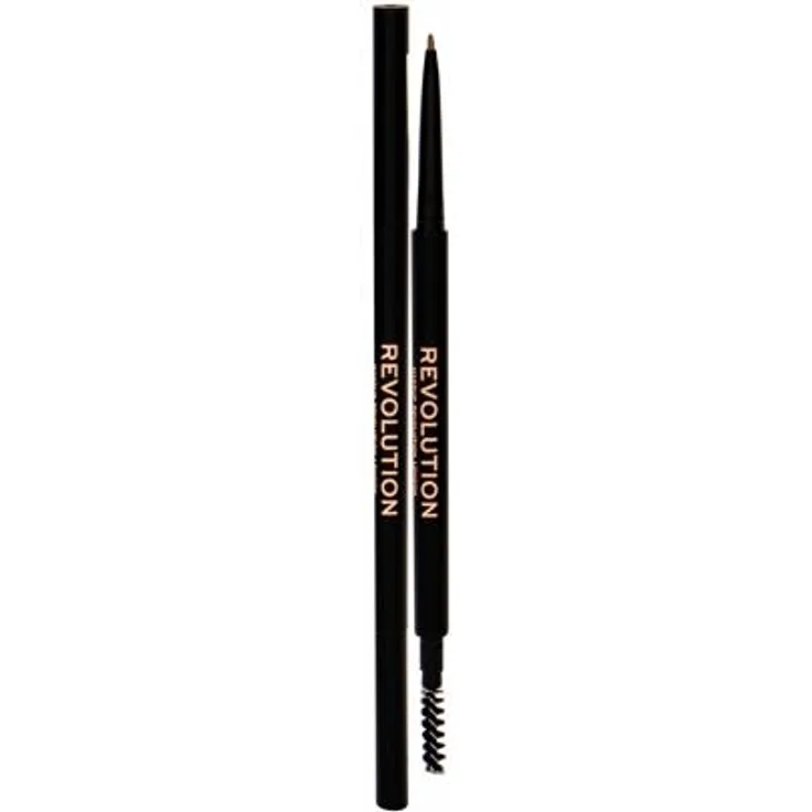 Makeup Revolution London Precise Brow Pencil Augenbrauenstift mit Bürste 0,05 g Farbton Light Brown für Frauen