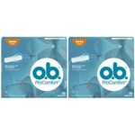 o.b. ProComfort Super Tampons für extra Tragekomfort und zuverlässigen Schutz während der Periode 2 x 48 Stück