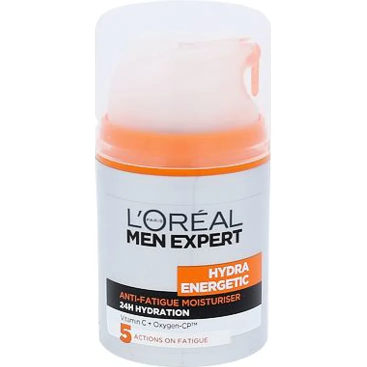 L'Oréal Paris Men Expert Hydra Energetic Feuchtigkeitscreme Für Müde Haut 50 ml Für Männer, feuchtigkeitsspendende Wirkung