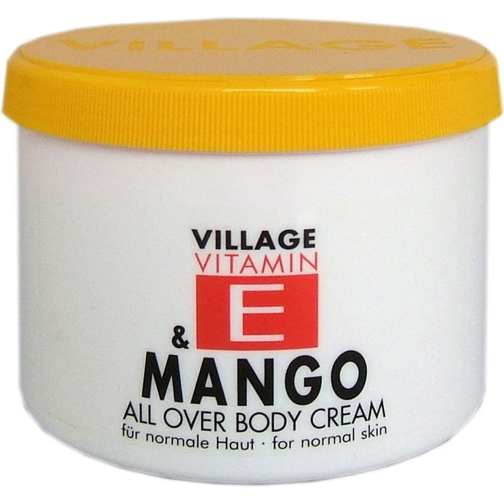 Village Vitamin E Körpercreme Mango 500 ml  – Bild 1