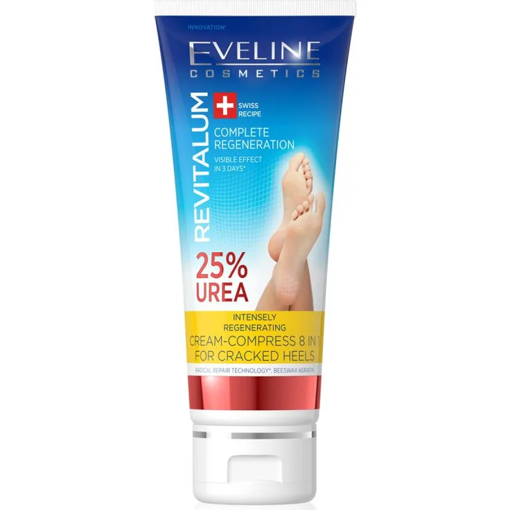 Eveline Revitalum Fußcreme Regenerierend 8 In 1, 25% Urea 75 ml