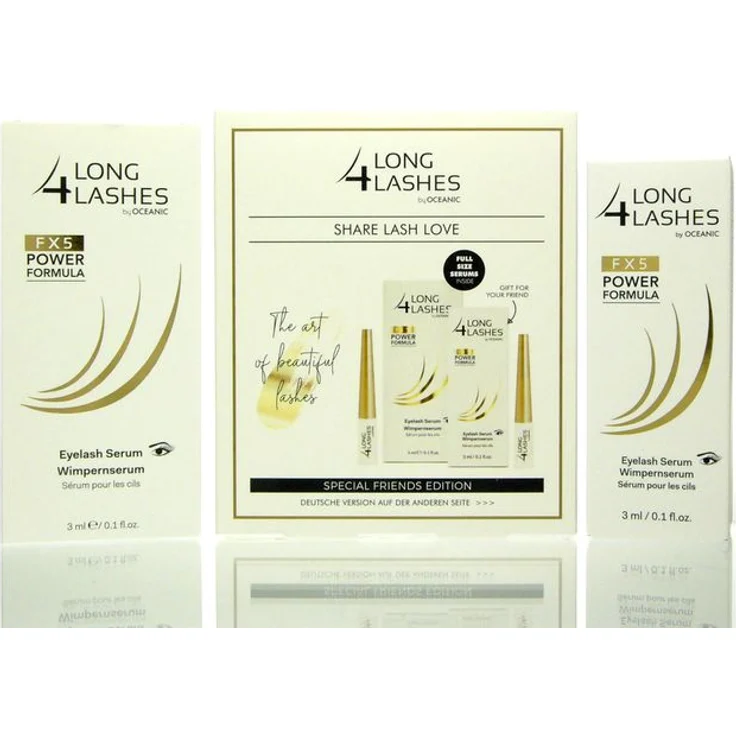 Oceanic Long4Lashes FX5 Eyelash Set - 2x Wimpernserum 3 ml 2 x Wimpernserum 3 ml – Bild 1
