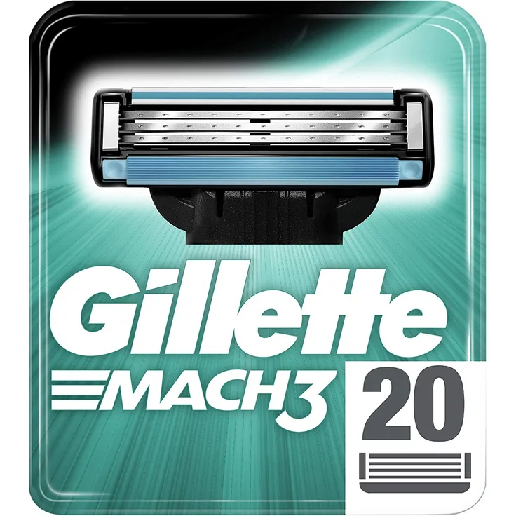 Gillette Mach3 Rasierklingen 20 Stück