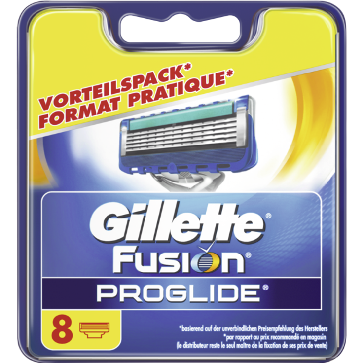 Gillette Fusion ProGlide Rasierklingen 8 Stück – Bild 1