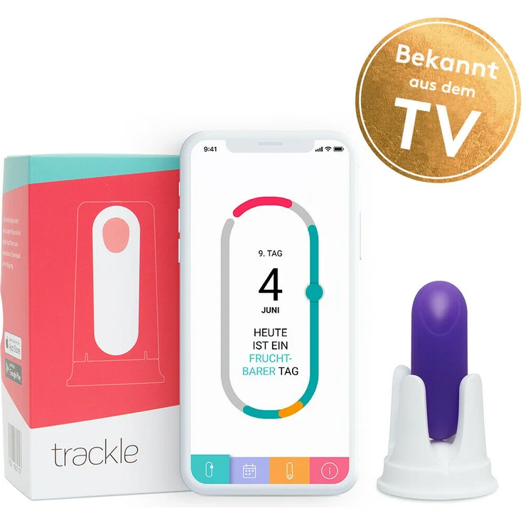 Trackle - Sensor zur Fertilitätsbestimmung, Zykluscomputer, Ovulationstest - Preisvergleich – Bild 1
