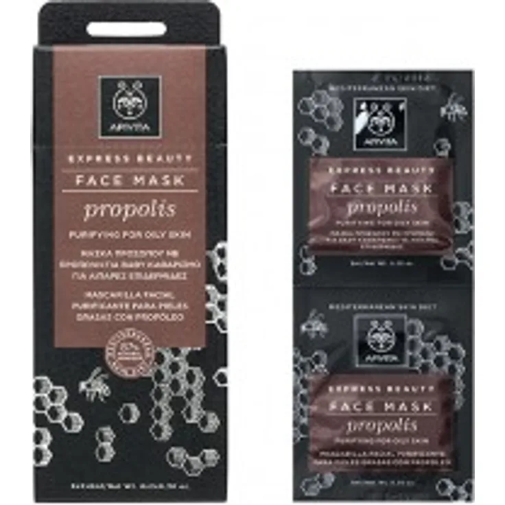 Apivita Face Mask with Propolis 16 ml, für Mischhaut geeignet