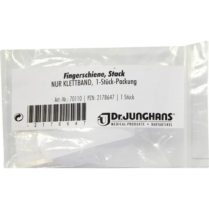 Dr. Junghans Medical Fingerschiene nach Stack Klettband 1 Stück