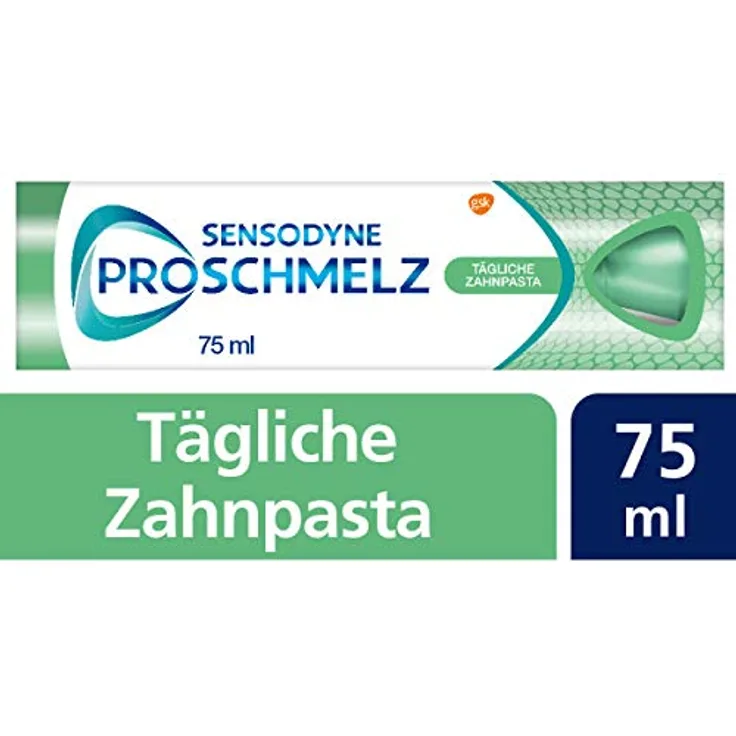 Sensodyne Tägliche Zahnpasta, Fortschrittlicher Zahnschmelzschutz - Stärkt, schützt, schmeckt, 1 Stk.