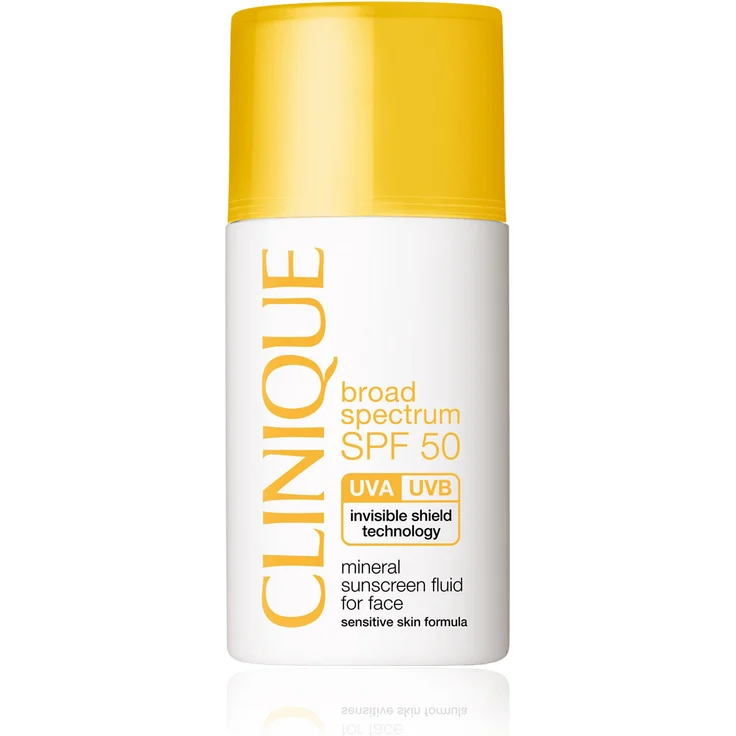 Clinique für sensible Haut LSF50 Mineral Sunscreen Fluid For Face 30 ml – Bild 1