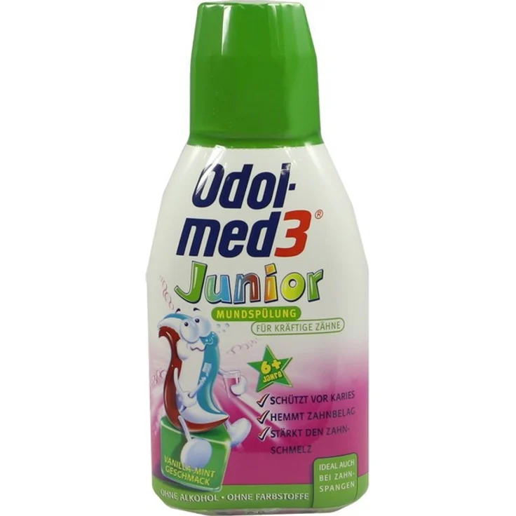Odol-med-3 Junior 300 ml Mundspülung mit Fluorid – Bild 1