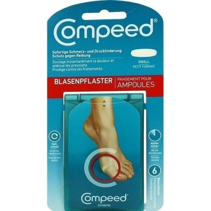 Compeed Blasenpflaster small 6 St., zur Linderung von Schmerzen