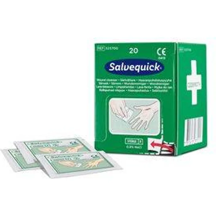 Cederroth Cederroth Salvequick Wundreinigungstücher, 20er-Pack