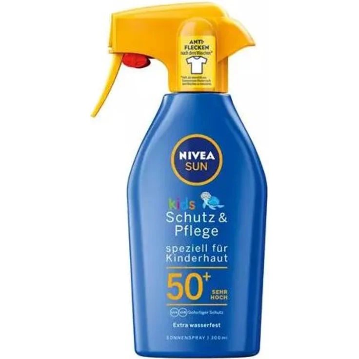 Nivea Sun Kids Sonnenspray Schutz Pflege Trigger Spray LSF 50 300 ml – Bild 1
