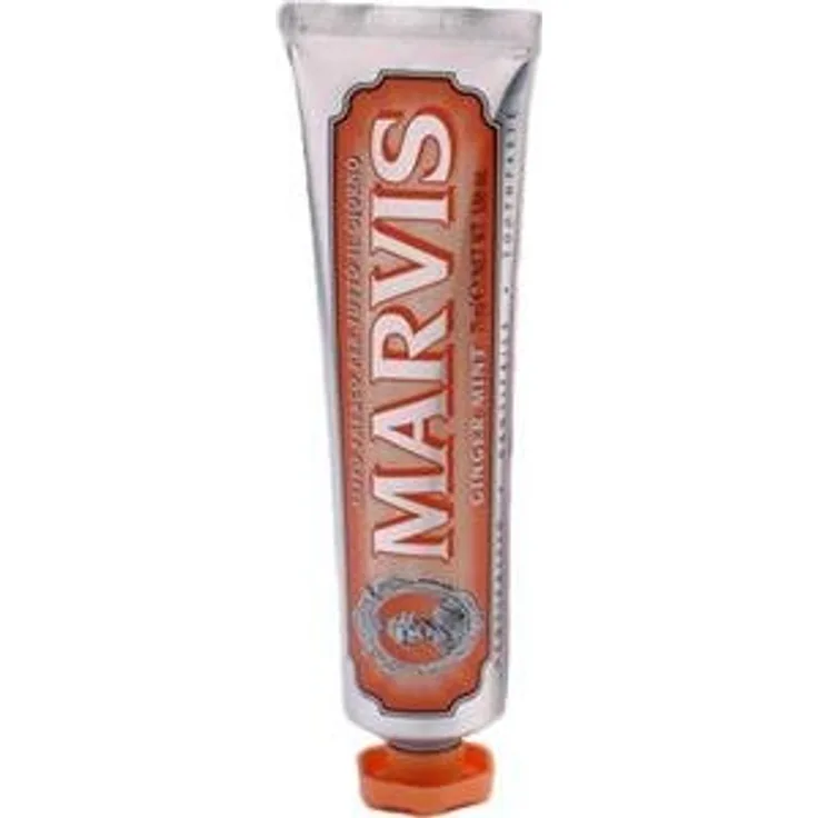 Marvis Ginger Mint 85 ml, mit Ingwer - und Minzgeschmack, für die tägliche Zahnreinigung