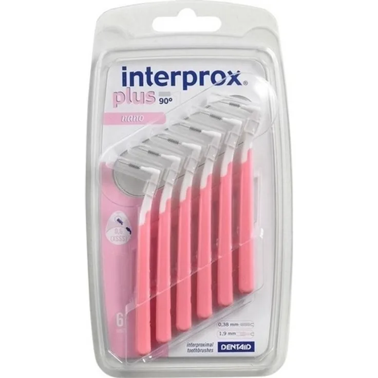 Interprox plus nano rosa Interdentalbürste 6 Stück