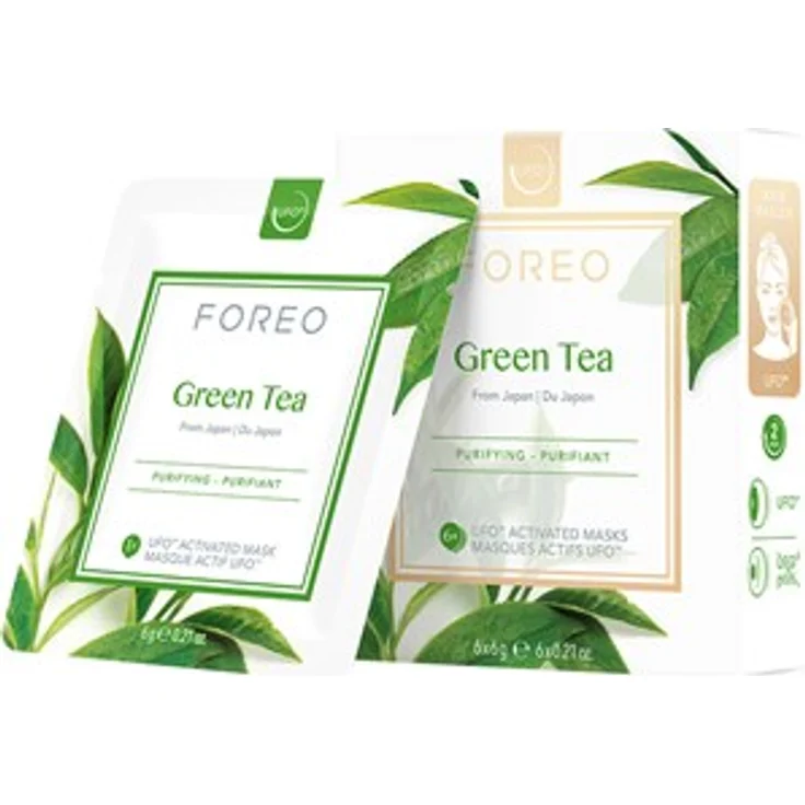 Foreo Gesichtspflege Intelligente Maskenbehandlung Ufo Mask green Tea 6 x 1 Stk. – Bild 1