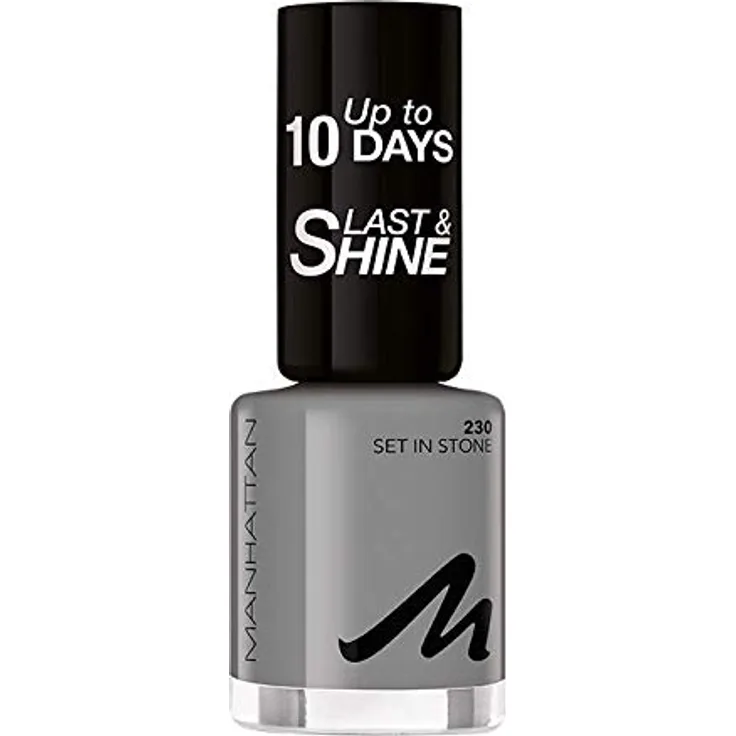 Manhattan Cosmetics Last und Shine Nagellack, Nr.230 Set in Stone, 10 ml