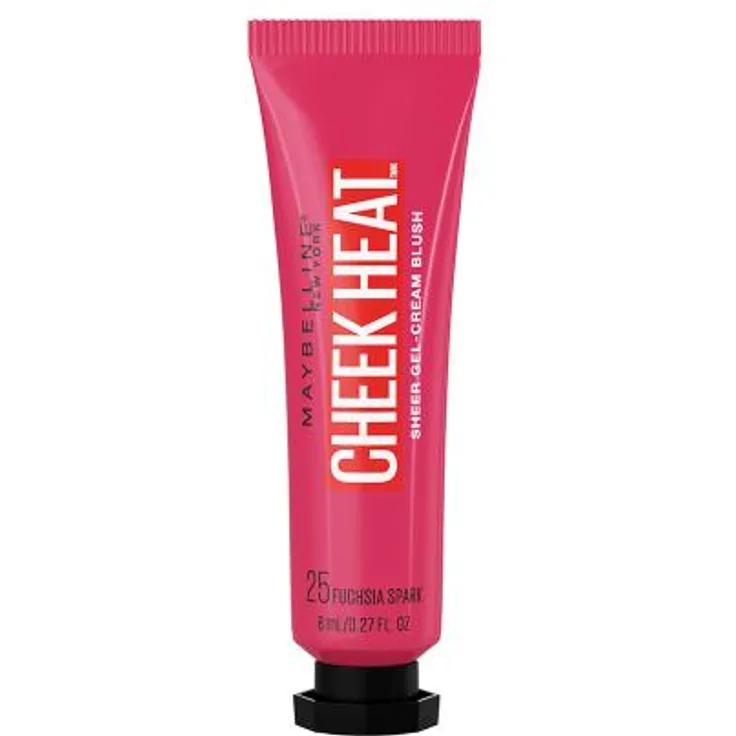 Maybelline Cheek Heat-cream blush #25-fuchsia spark 10 ml, für einen frischen Teint