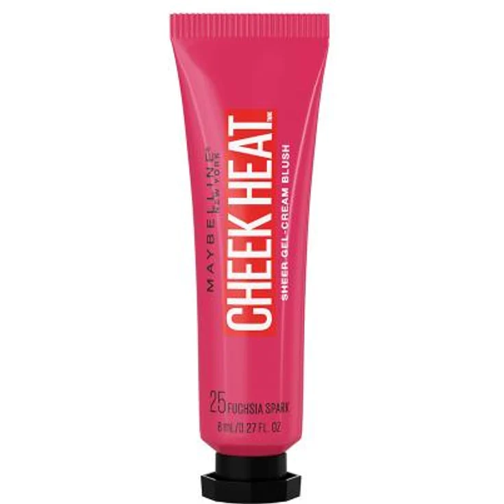 Maybelline Cheek Heat-cream blush #25-fuchsia spark 10 ml, für einen frischen Teint