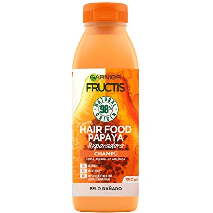 Garnier Fructis Hair Food Papaya Champ Reparador 350 ml