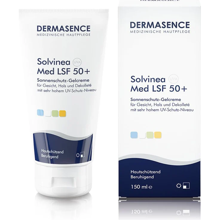 Dermasence Produkte Dermasence Produkte Dermasence Solvinea Med LSF 50 Creme Sonnenöl 150 ml – Bild 1